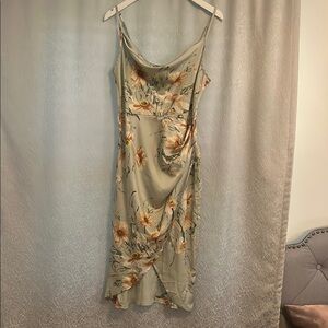 Floral Print Spaghetti Strap Dress
